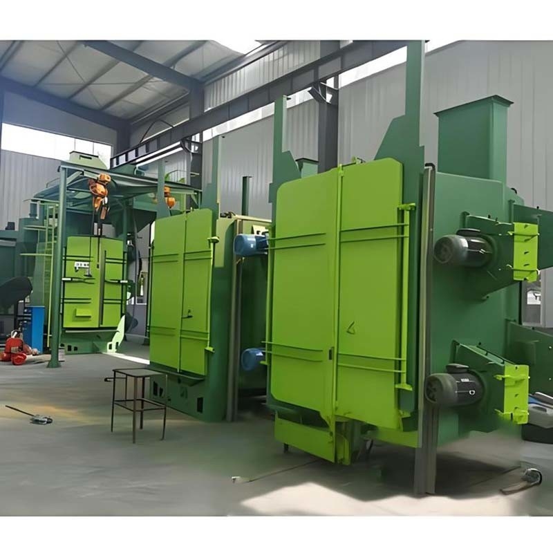 Derusting and Efficiency Hook Type Shot Blasting Machine with Power Tool Cleaning