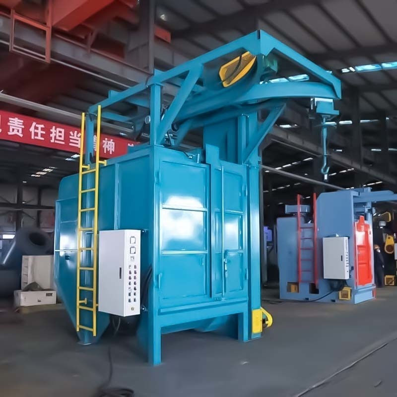 International Standard Custom Any Sizes Pumingwei Double Hook Type Shot Blasting Machines
