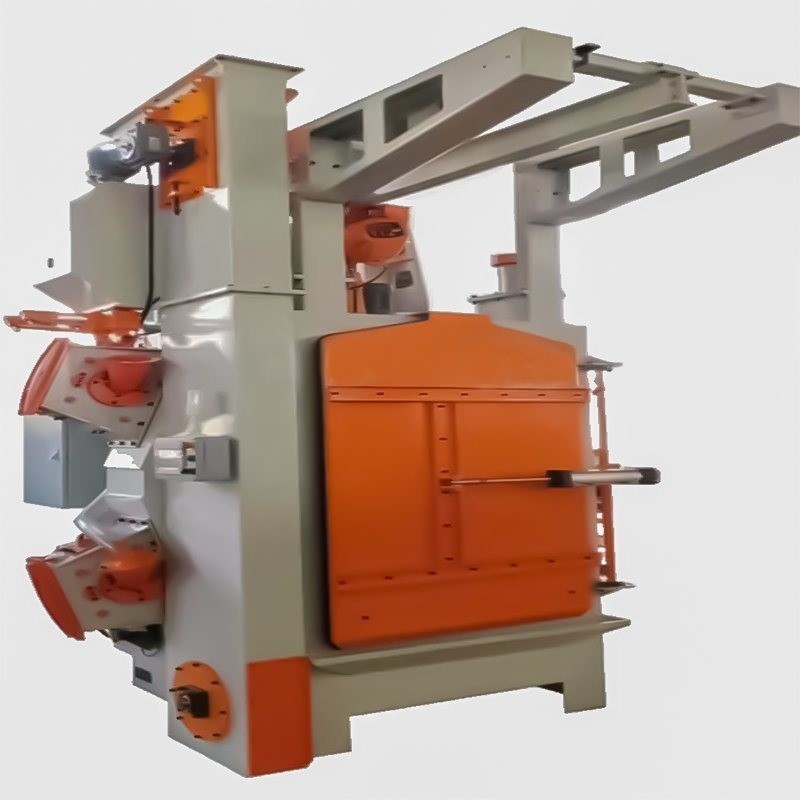 Customization Straight Rail Type Hook Hanger Shot Blasting Machine for 2500kg Capacity