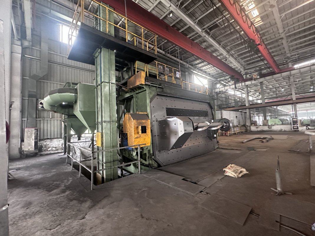 PMW3850 Double-Position Turnover Door Wire Rod Shot Blasting Machine for Rust Removal