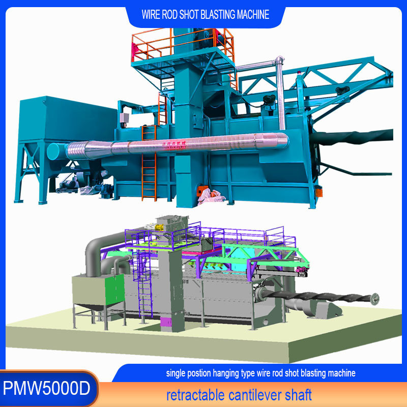 30kw/Set Blast Wheel Power Wire Rod Shot Blasting Machine for Optimal Cleaning Results