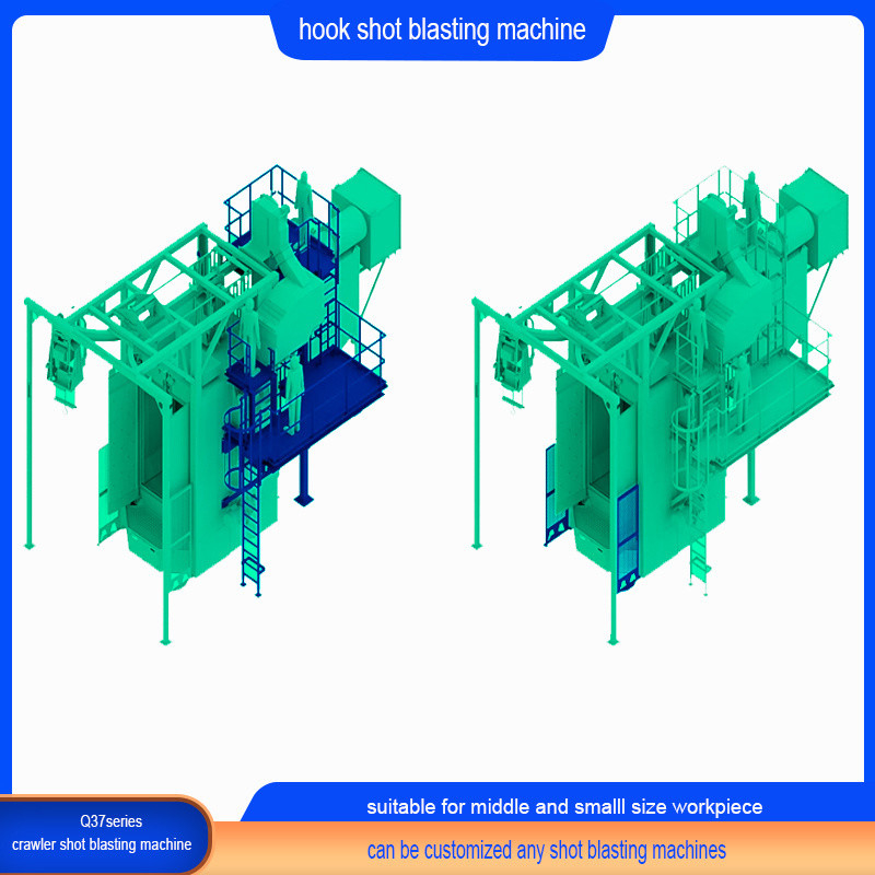 Custom Different Models Hook Type Shot Blasting Cleaning Machine for T/T Payment Terms