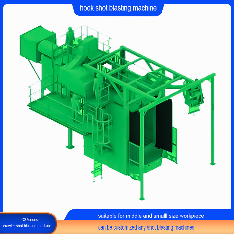 Hook Spinner Hanger Shot Blasting Machine Derusting and Efficiency for Metal Products