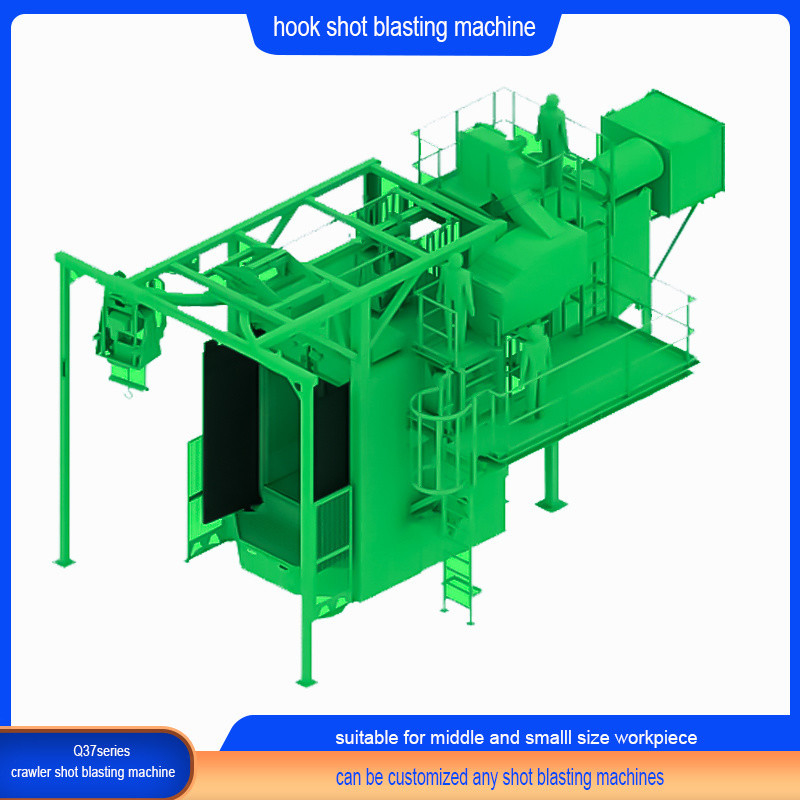 Perfect Performance Metal Derusting Hook Type Shot Blasting Machine with T/T Payment