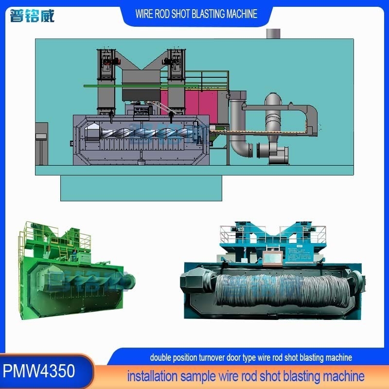 Wire Rod Coil Shot Blasting Machine and Customization for Removing Prestressing Force