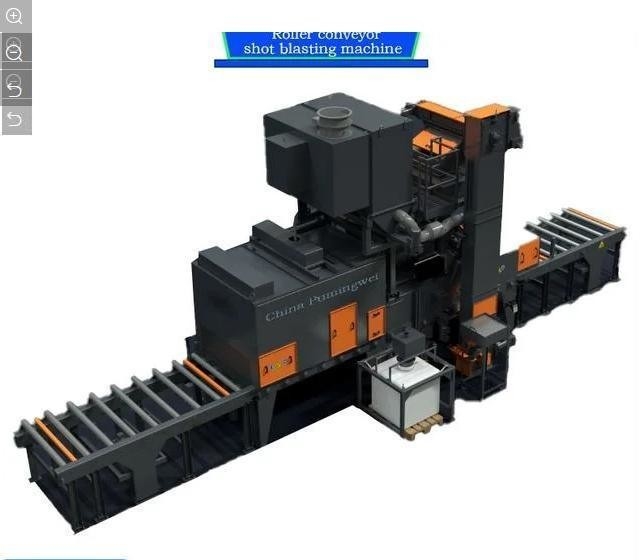 High Convection Pre-Heater Roll Conveyor Shot Blasting Machine with One and Products
