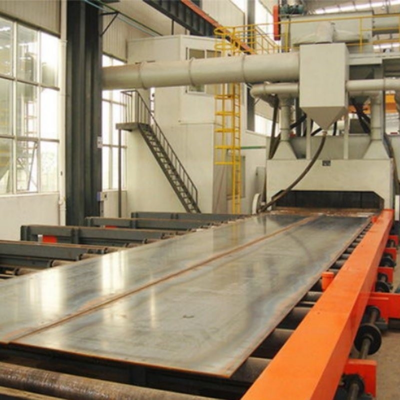 Customizable Maximum Size Electric Roller Through Type Steel Plate Shot Blasting Unit