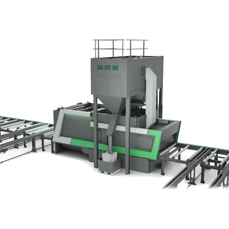 Customized Q69 Through Type Roller Conveyor Shot Blasting Machine for Rust Removal