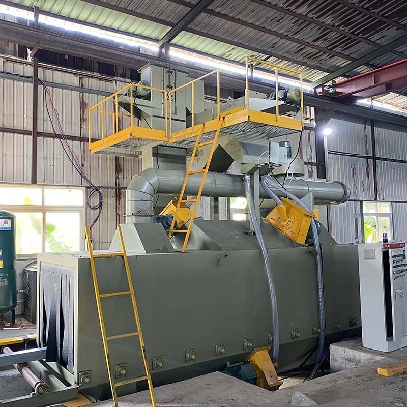 1500mm Work Piece Width Hot Roller Conveyor System for Metal Surface Preparation