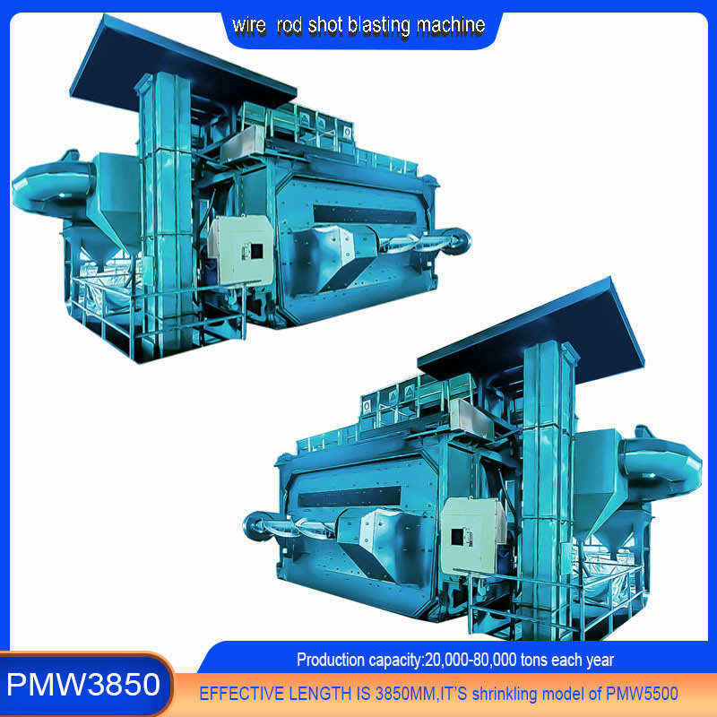 High Cleanliness Corrosion Proof Rod Coil Wire Shot Blasting Machine for Bearing Steel