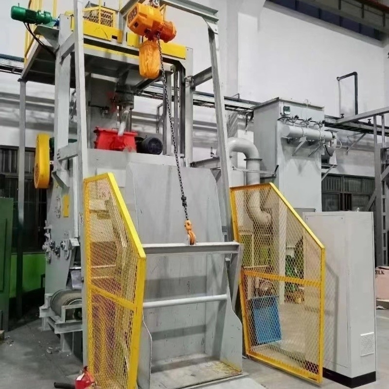 Crawler Shot Blasting Machine for Sand Cleaning and Rust Removal 1 Tons Capacity