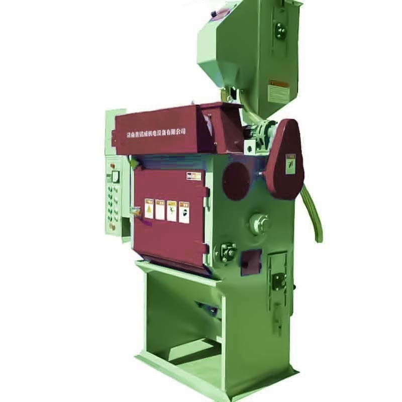 Crawler Abrator Merging Into Production Line for Rubber Tracked Shot Blasting Machine