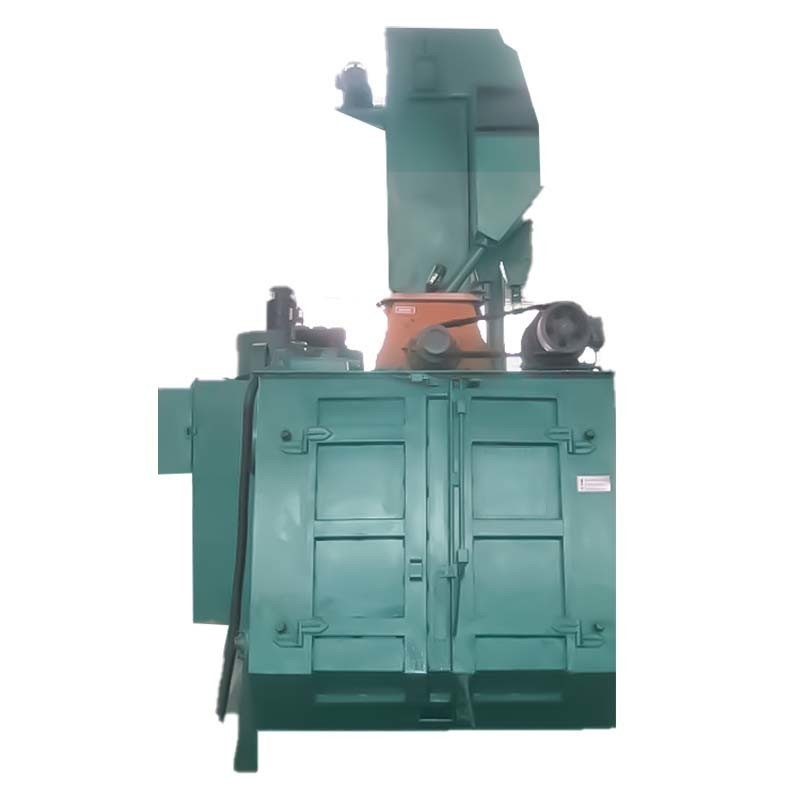 Q324 Tumble Rubber Belt Type Shot Blasting Machine with Automation and Total Power 26