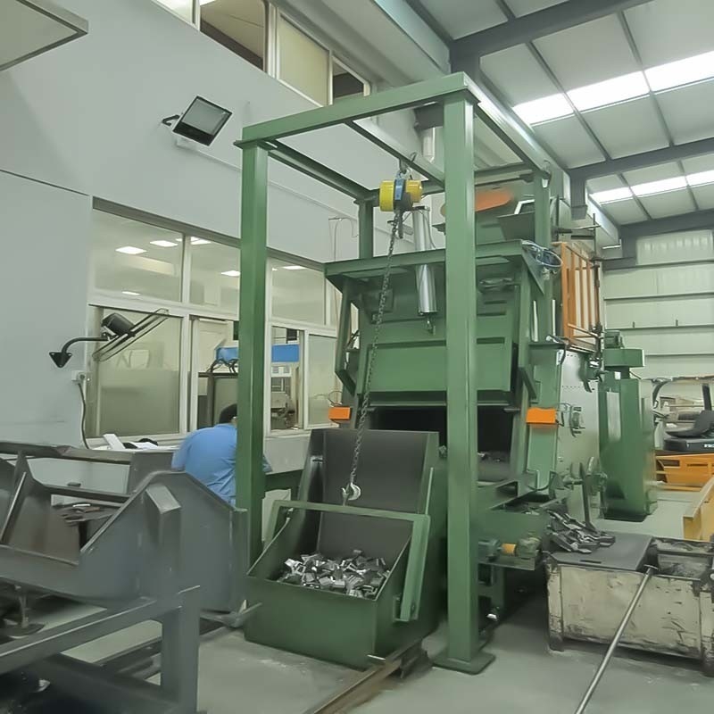 Small Sized Workpieces Cleaning with Rubber Tumble Belt Abrator Shot Blasting Peening