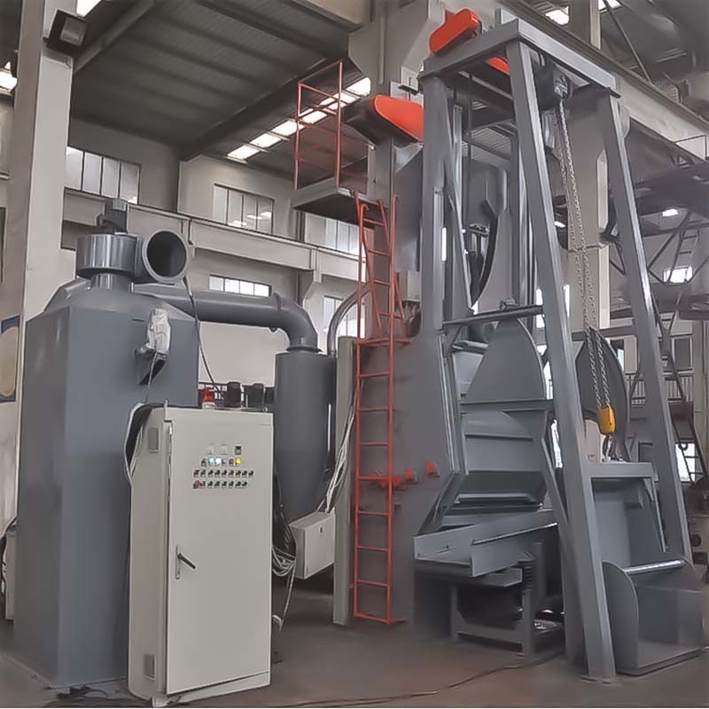 2.0-2.8t/H Production Rate Fast After-Sales Service Rubber Tracked Shot Blasting Machine