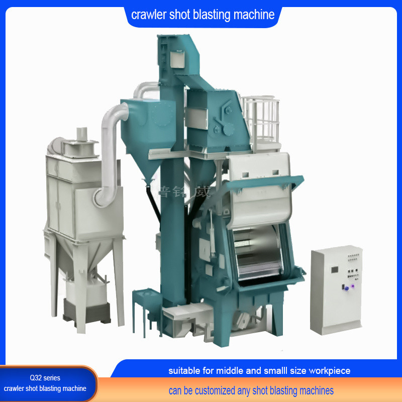 Non-Fragile Parts Tumble Rubber Belt Shot Blasting Machine for Heavy-Duty Applications