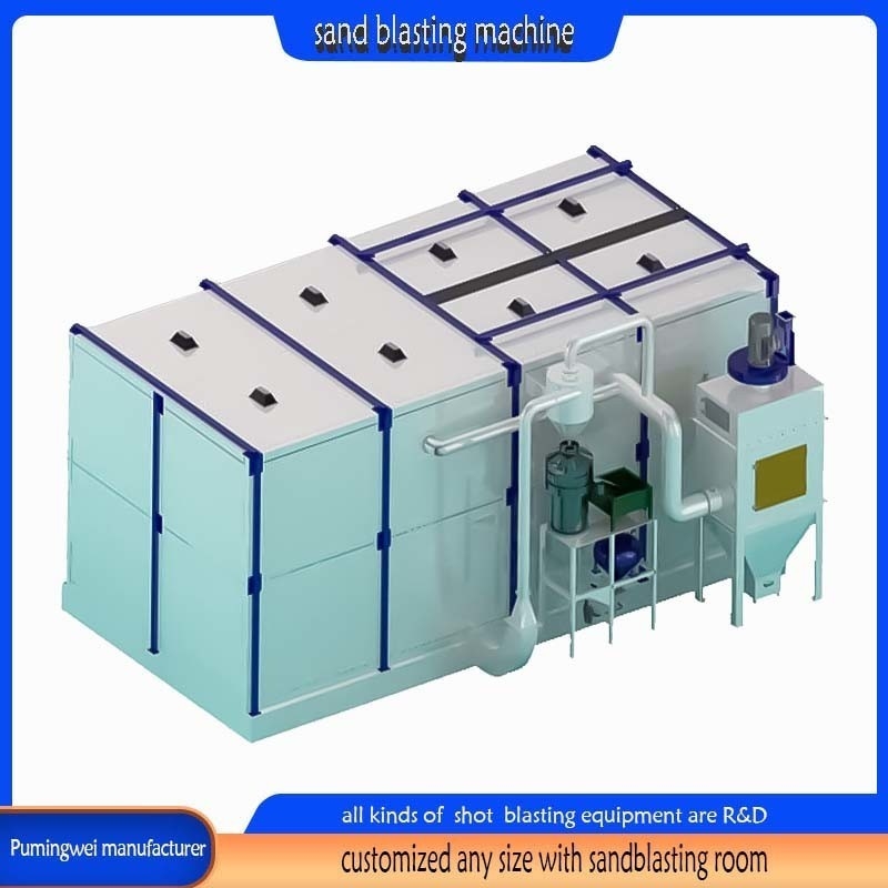 Advanced Multiple Colors Sandblasting Booth Equipment for Customized Production Needs