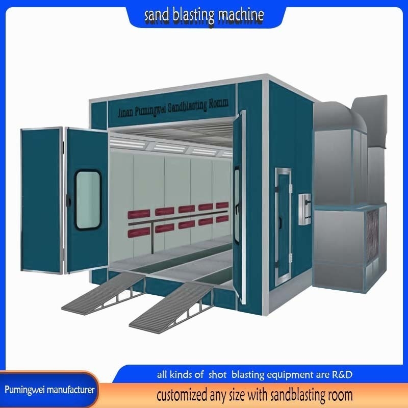Ultra Blast Pot Sandblasting Room Shot Blasting Cleaning Way for Markets from Pumingwei