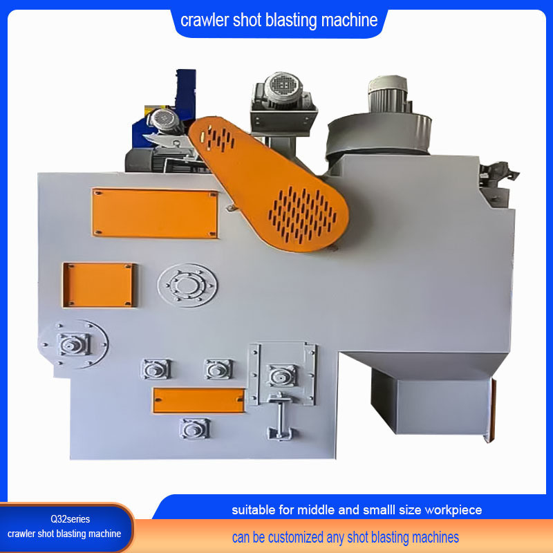 Customized Q3210 Multiple Colors Crawler Belt Shot Blasting Machine for Small Forgings