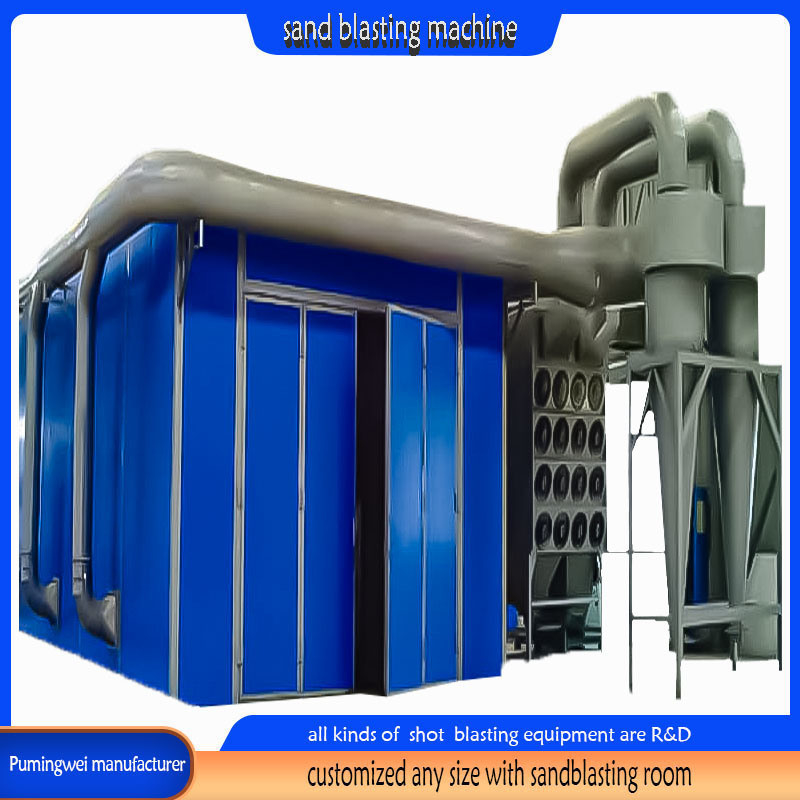 Industrial Experience 20years PMW-S8 Manual Sand Blasting Room for Oxide Layer Removal