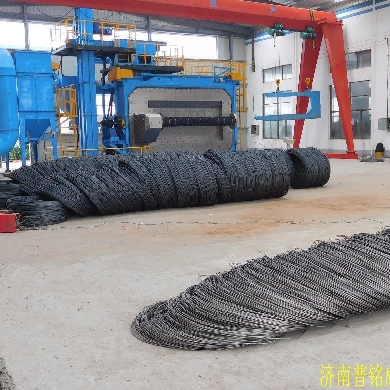 Wire Rod Production SA2.0-SA3.0 Indicate Cleanliness Derusting Shot Blasting Machine